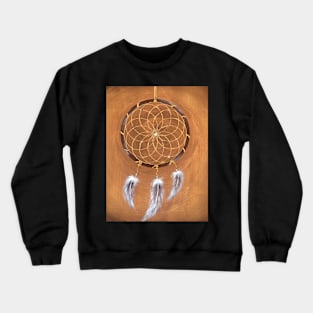 Sacred geometry - dream catcher with torus Crewneck Sweatshirt